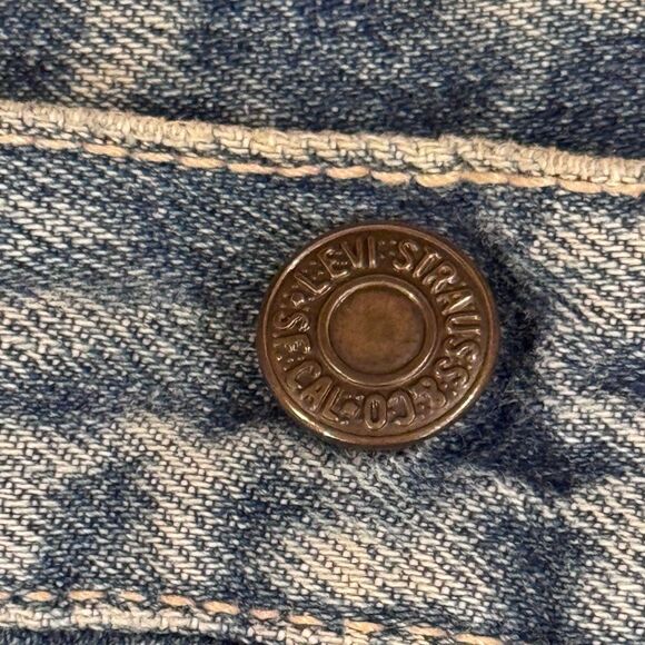 1980's Levis 903 Court Super High Waisted Rare Loose Fit Denim Jeans Sz 7 - Picture 8 of 13